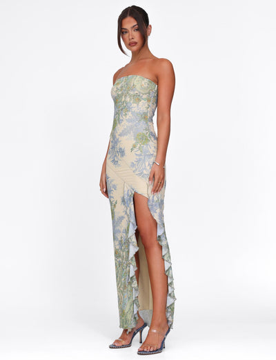 JENNA™ | BLUEBELL BLOOM MAXI DRESS