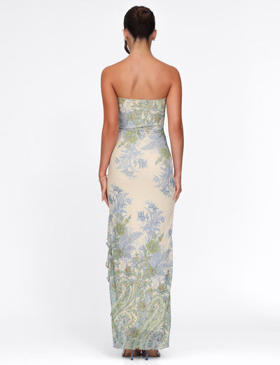JENNA™ | BLUEBELL BLOOM MAXI DRESS