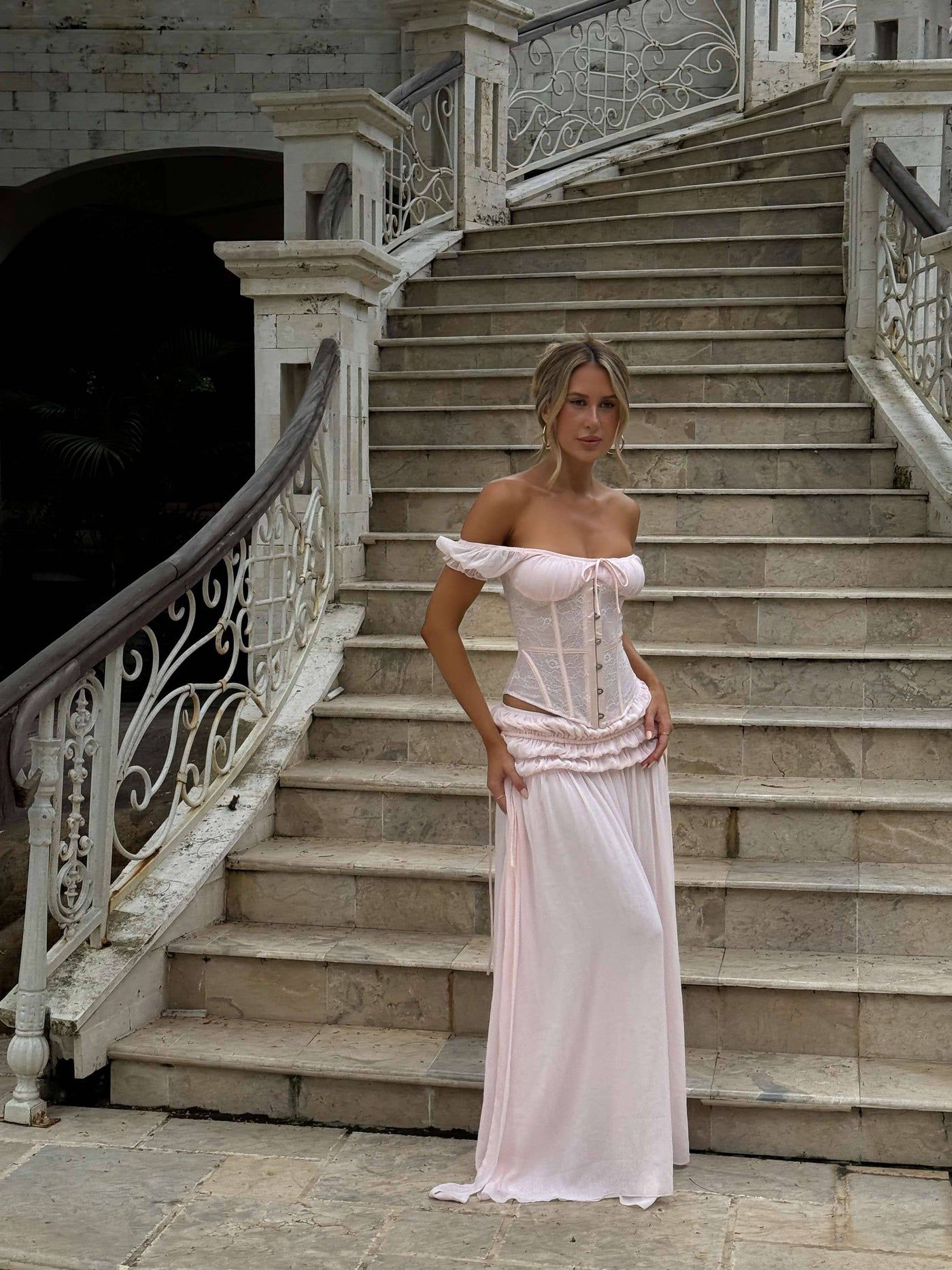 LUNAIRE™ | CORSET MAXI SKIRT SET